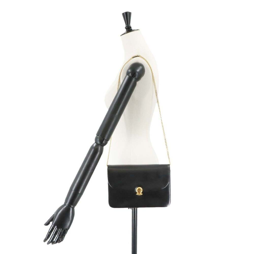 CHRISTIAN DIOR Black Leather Shoulder Bag - Picture 10 of 10